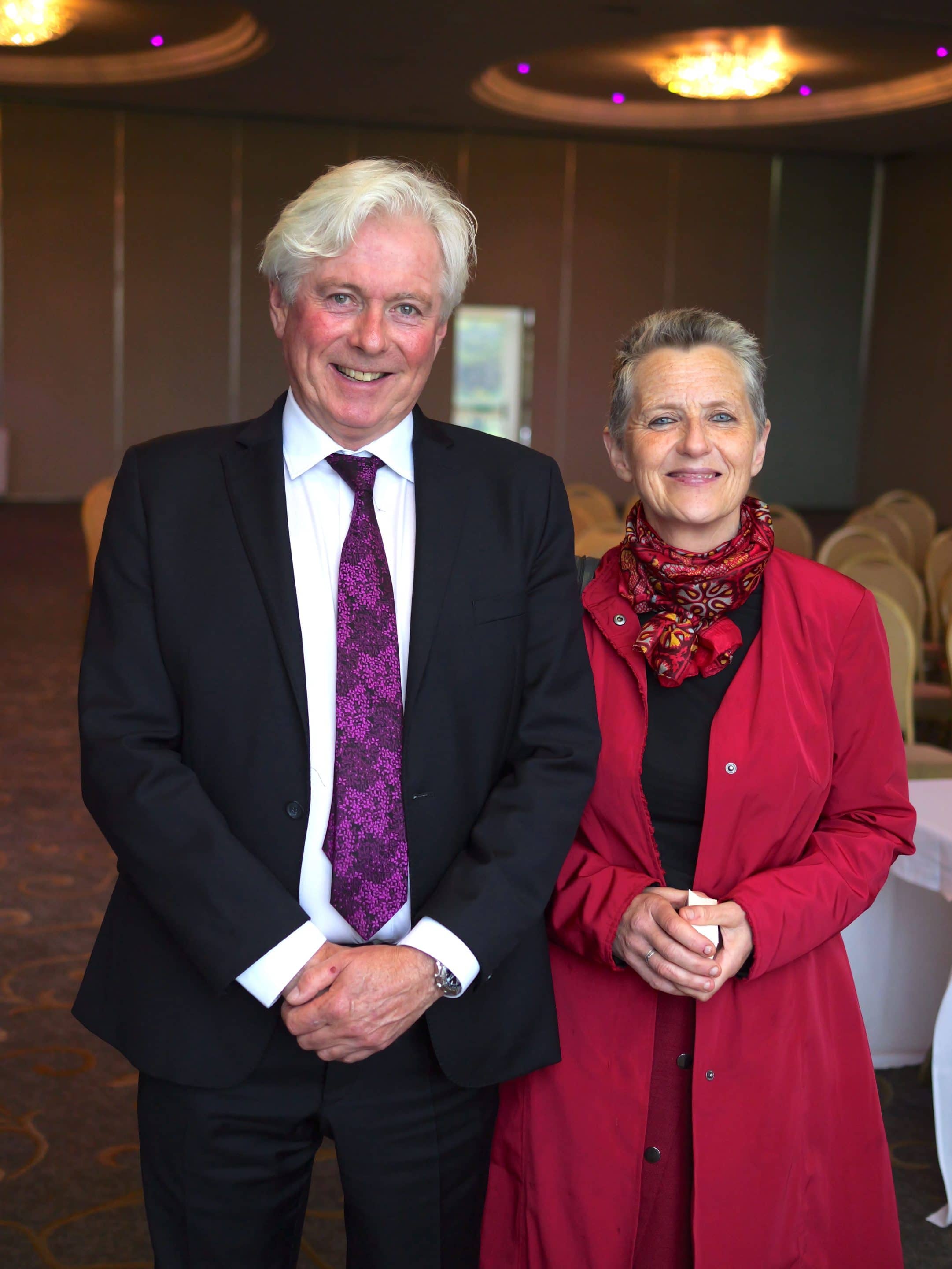 Dave Coleman (Managing Partner) Coleman Legal with Ann Owens, former Chairperson of the Mica Action Group. 